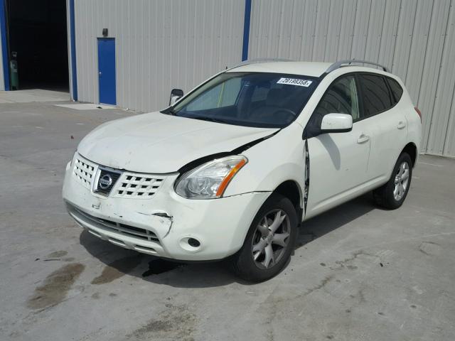 JN8AS58T69W328189 - 2009 NISSAN ROGUE S WHITE photo 2