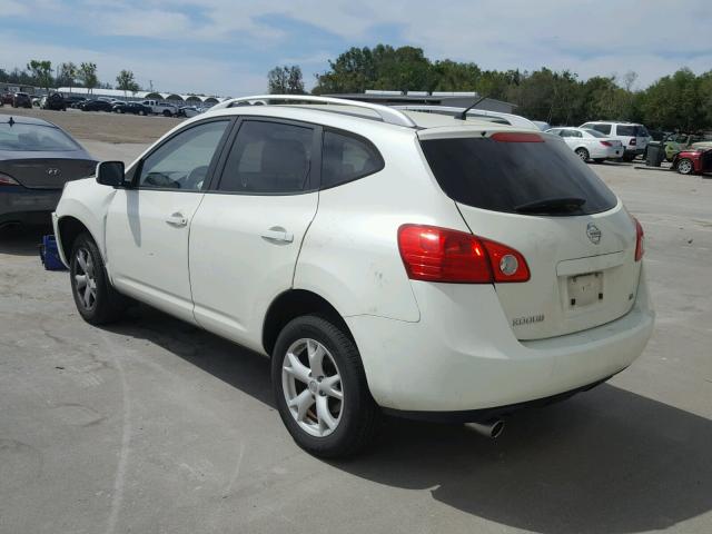 JN8AS58T69W328189 - 2009 NISSAN ROGUE S WHITE photo 3