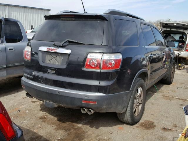 1GKER23708J249926 - 2008 GMC ACADIA SLT BLACK photo 4