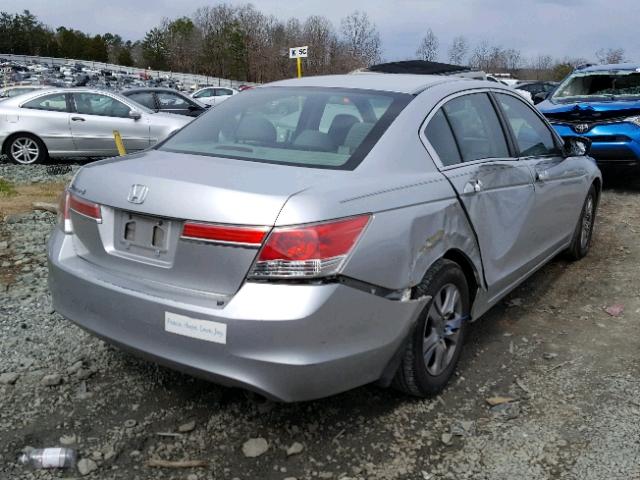 1HGCP2F48CA157533 - 2012 HONDA ACCORD LXP SILVER photo 4