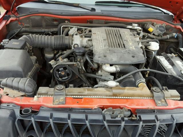 JA4LS31RX1P043138 - 2001 MITSUBISHI MONTERO SP RED photo 7