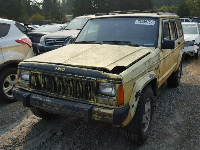 1J4FJ68S3RL190205 - 1994 JEEP CHEROKEE S YELLOW photo 2