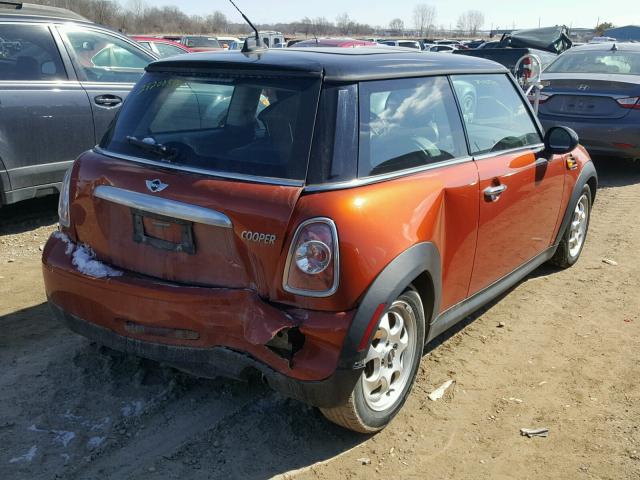 WMWSU3C50CT542852 - 2012 MINI COOPER ORANGE photo 4