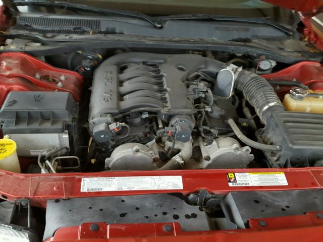 2C3KA53G97H747716 - 2007 CHRYSLER 300 TOURIN RED photo 7