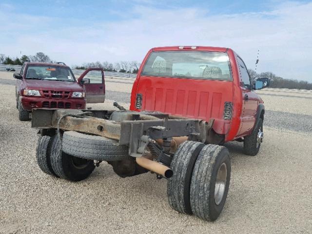 1GCJK34G91E302303 - 2001 CHEVROLET SILVERADO RED photo 4