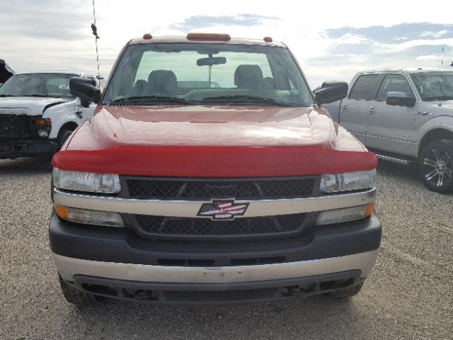 1GCJK34G91E302303 - 2001 CHEVROLET SILVERADO RED photo 9