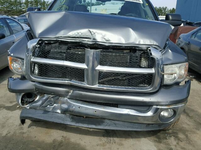 3D7KS28C35G731849 - 2005 DODGE RAM 2500 S GRAY photo 9