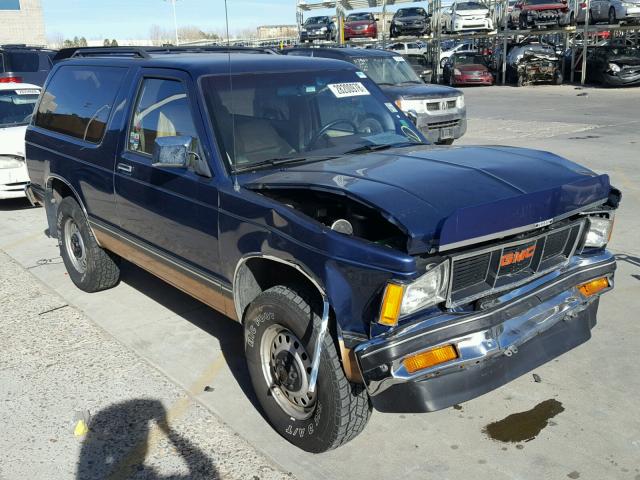 1GKCT18R7H8535521 - 1987 GMC S15 JIMMY BLUE photo 1