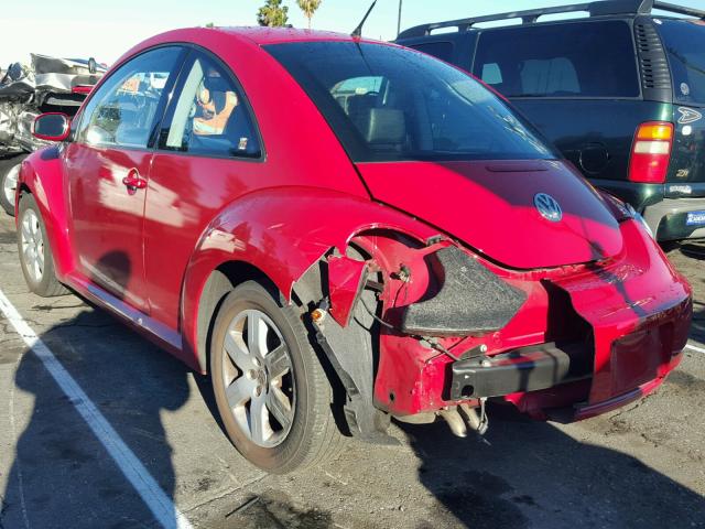 3VWPG31C17M515825 - 2007 VOLKSWAGEN NEW BEETLE 红色 照片 3
