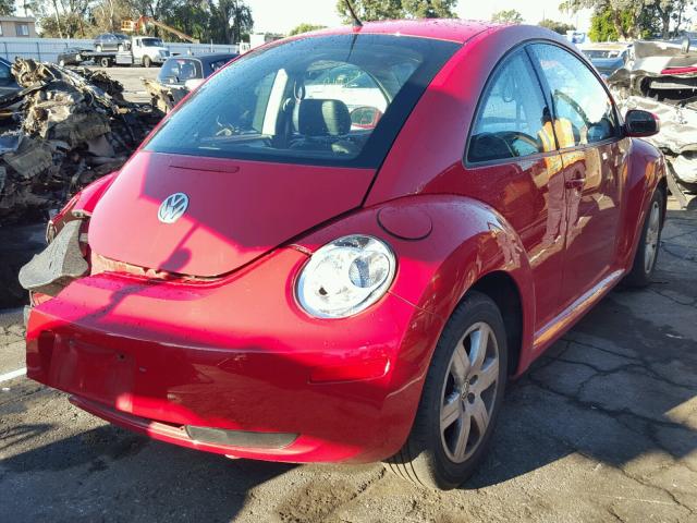 3VWPG31C17M515825 - 2007 VOLKSWAGEN NEW BEETLE 红色 照片 4