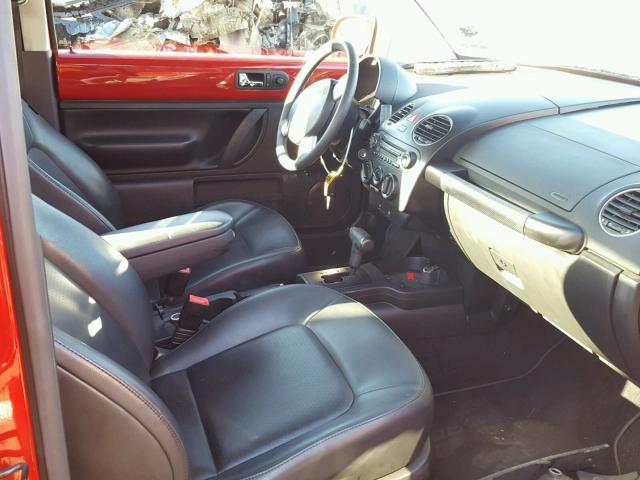 3VWPG31C17M515825 - 2007 VOLKSWAGEN NEW BEETLE 红色 照片 5