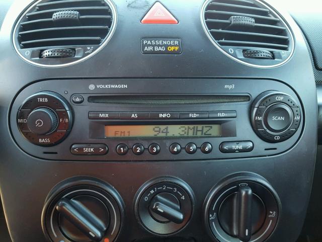 3VWPG31C17M515825 - 2007 VOLKSWAGEN NEW BEETLE 红色 照片 9