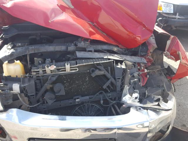 1N6BA07D58N342943 - 2008 NISSAN TITAN XE RED photo 7