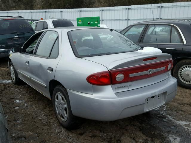 1G1JF54F437211463 - 2003 CHEVROLET CAVALIER L SILVER photo 3