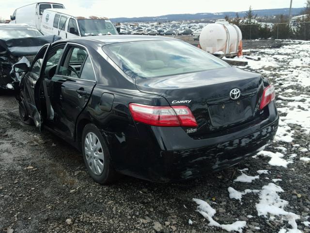 4T1BE46K58U262462 - 2008 TOYOTA CAMRY CE BLACK photo 3