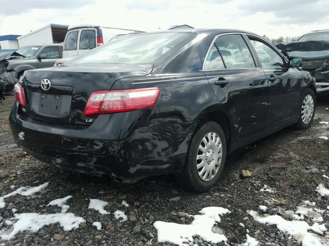 4T1BE46K58U262462 - 2008 TOYOTA CAMRY CE BLACK photo 4