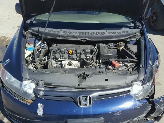 2HGFG12846H547857 - 2006 HONDA CIVIC EX BLUE photo 7