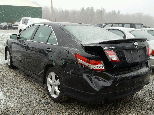 4T1BF3EK9BU130434 - 2011 TOYOTA CAMRY BASE BLACK photo 3