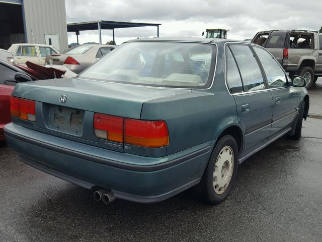 JHMCB7570PC001596 - 1993 HONDA ACCORD EX GREEN photo 4