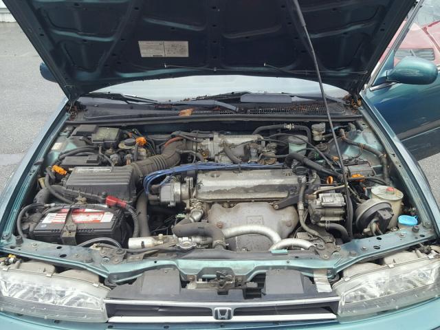 JHMCB7570PC001596 - 1993 HONDA ACCORD EX GREEN photo 7