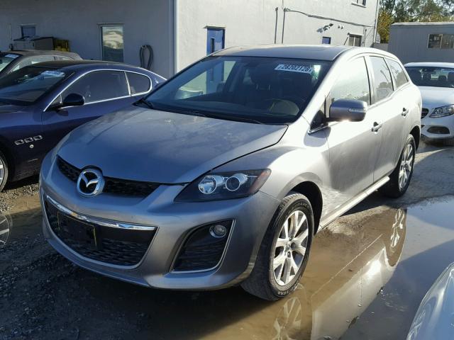 JM3ER4WL3A0304968 - 2010 MAZDA CX-7 SILVER photo 2