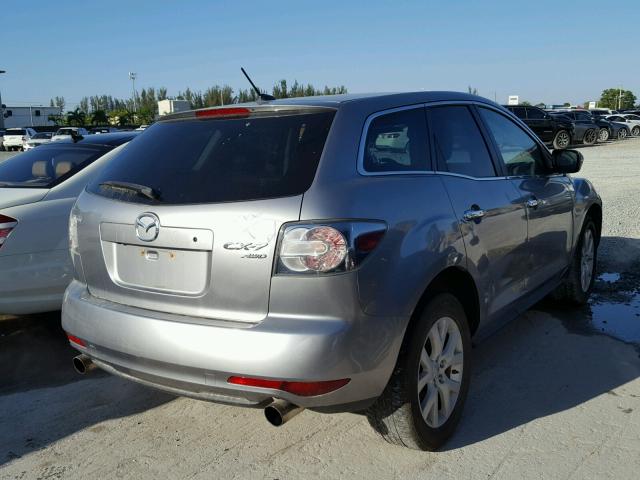 JM3ER4WL3A0304968 - 2010 MAZDA CX-7 SILVER photo 4