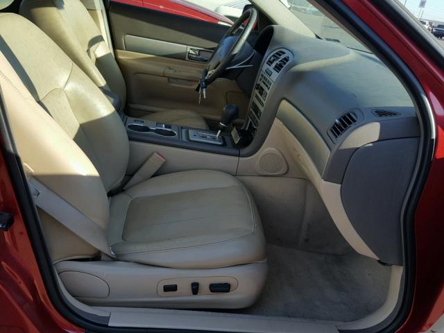 1LNHM87A75Y635631 - 2005 LINCOLN LS RED photo 5