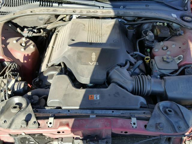 1LNHM87A75Y635631 - 2005 LINCOLN LS RED photo 7