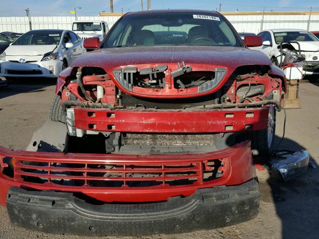 1LNHM87A75Y635631 - 2005 LINCOLN LS Qırmızı foto 9