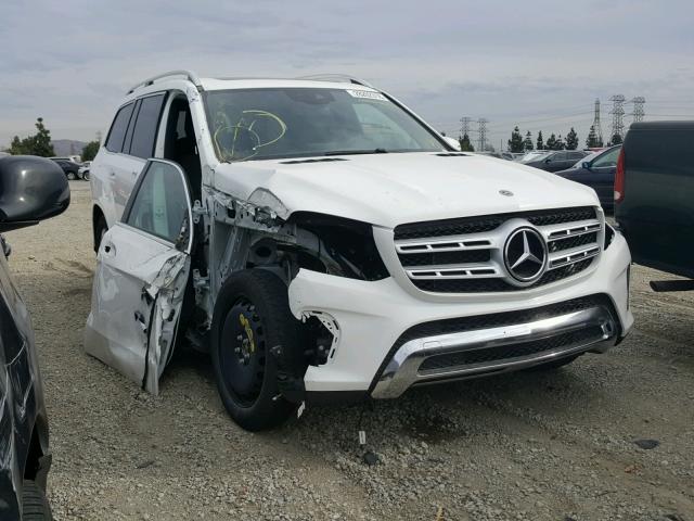 4JGDF6EE6JB024411 - 2018 MERCEDES-BENZ GLS 450 4M WHITE photo 1