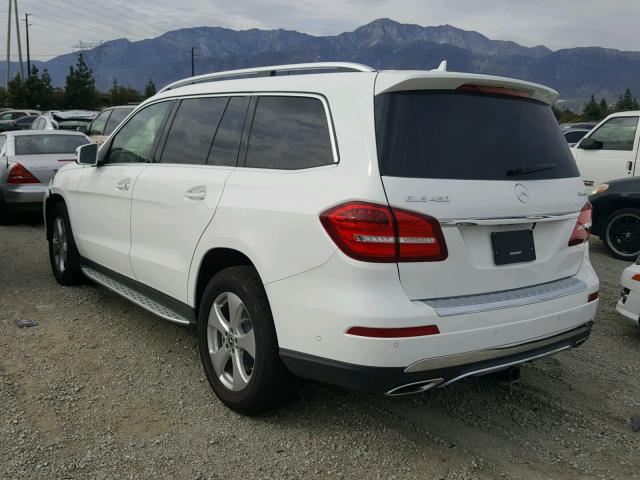 4JGDF6EE6JB024411 - 2018 MERCEDES-BENZ GLS 450 4M WHITE photo 3