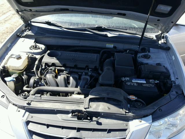 5NPET4AC4AH578751 - 2010 HYUNDAI SONATA GLS SILVER photo 7