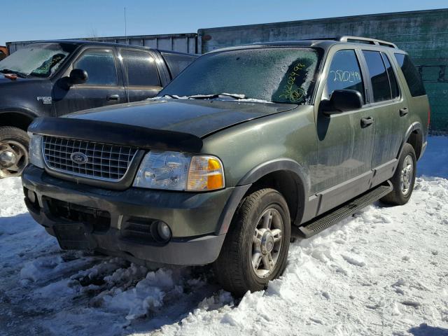 1FMZU73K93ZA52465 - 2003 FORD EXPLORER X GREEN photo 2