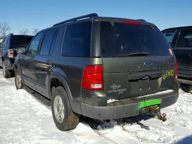 1FMZU73K93ZA52465 - 2003 FORD EXPLORER X GREEN photo 3