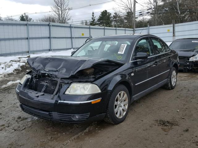 WVWPD63B93P248309 - 2003 VOLKSWAGEN PASSAT GLS BLACK photo 2