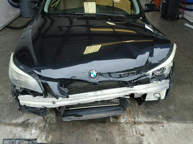 WBANU535X8CT12638 - 2008 BMW 528I BLACK photo 7