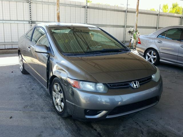 2HGFG12617H546472 - 2007 HONDA CIVIC LX GRAY photo 1