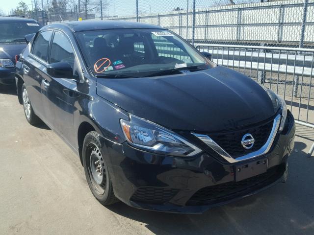 3N1AB7APXGY309478 - 2016 NISSAN SENTRA S BLACK photo 1