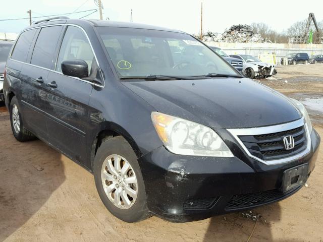 5FNRL38728B041647 - 2008 HONDA ODYSSEY EX BLACK photo 1