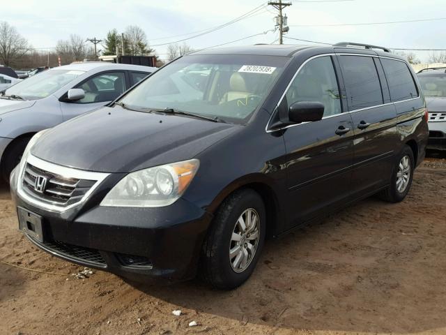 5FNRL38728B041647 - 2008 HONDA ODYSSEY EX BLACK photo 2