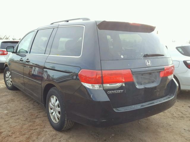 5FNRL38728B041647 - 2008 HONDA ODYSSEY EX BLACK photo 3