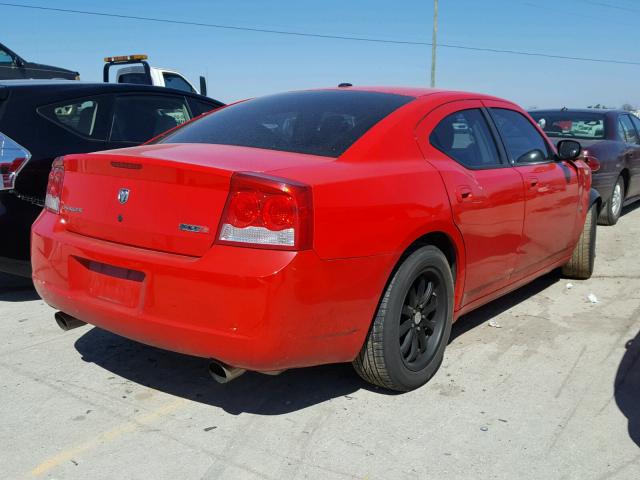 2B3KA33V79H578671 - 2009 DODGE CHARGER SX RED photo 4