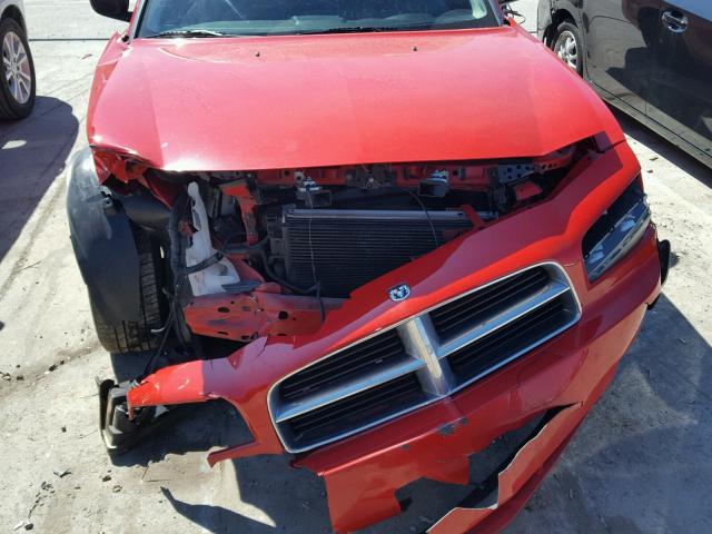 2B3KA33V79H578671 - 2009 DODGE CHARGER SX RED photo 7