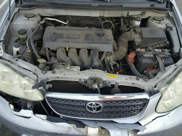 1NXBR32E75Z441922 - 2005 TOYOTA COROLLA CE SILVER photo 7