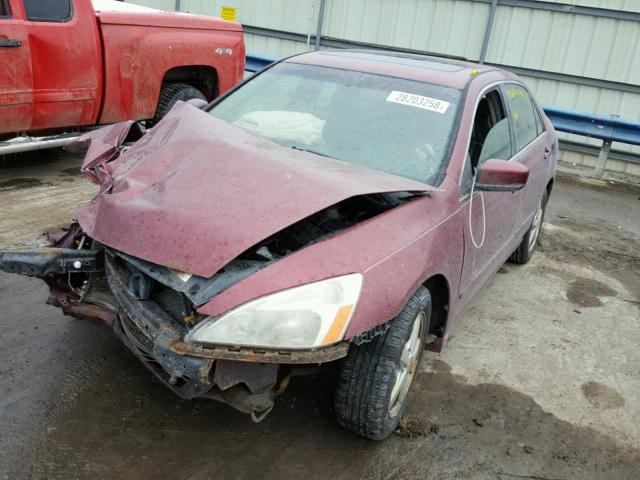 JHMCM56733C073836 - 2003 HONDA ACCORD EX BURGUNDY photo 2