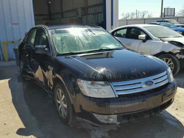 1FAHP24W58G110723 - 2008 FORD TAURUS SEL BLACK photo 1