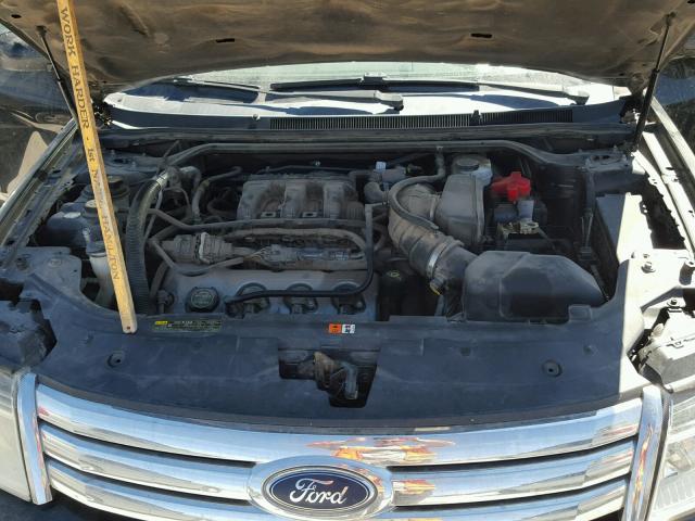 1FAHP24W58G110723 - 2008 FORD TAURUS SEL BLACK photo 7