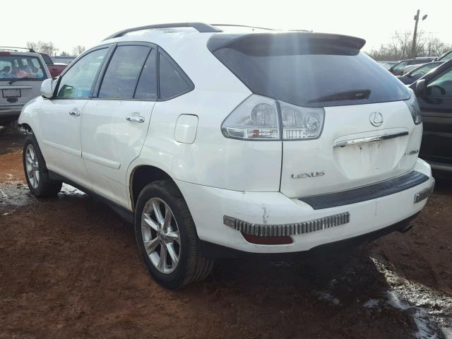 2T2HK31U19C111445 - 2009 LEXUS RX 350 WHITE photo 3