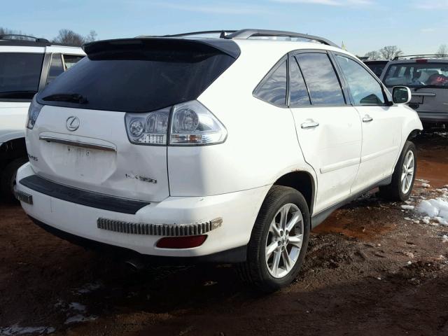 2T2HK31U19C111445 - 2009 LEXUS RX 350 WHITE photo 4