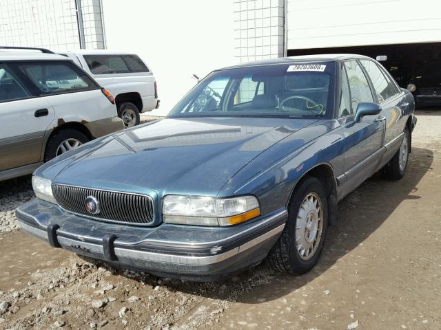 1G4HP52K0TH426234 - 1996 BUICK LESABRE CU GREEN photo 2